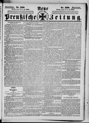 Neue preußische Zeitung vom 24.07.1891