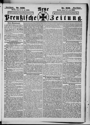 Neue preußische Zeitung vom 24.07.1891
