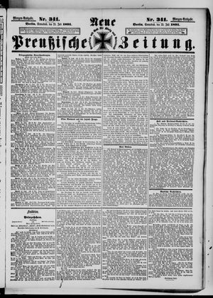 Neue preußische Zeitung vom 25.07.1891