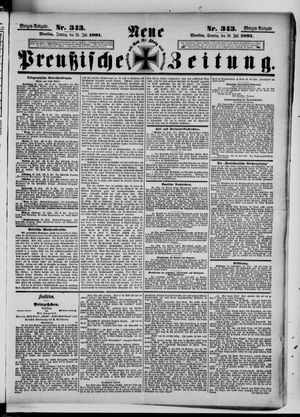 Neue preußische Zeitung vom 26.07.1891