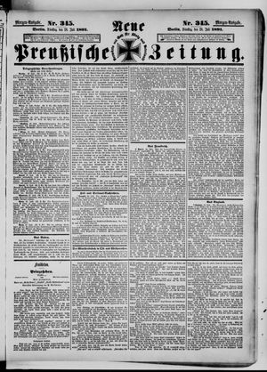Neue preußische Zeitung vom 28.07.1891