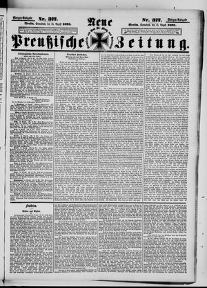 Neue preußische Zeitung vom 15.08.1891