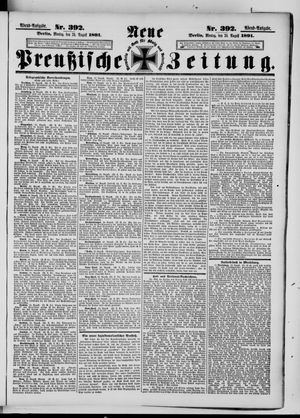 Neue preußische Zeitung vom 24.08.1891