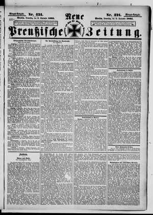 Neue preußische Zeitung vom 10.09.1891
