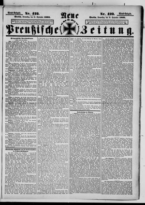 Neue preußische Zeitung vom 10.09.1891