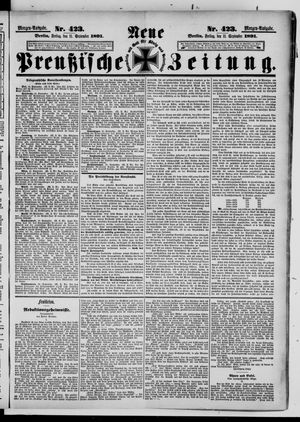 Neue preußische Zeitung vom 11.09.1891