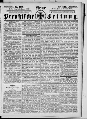 Neue preußische Zeitung vom 20.09.1891