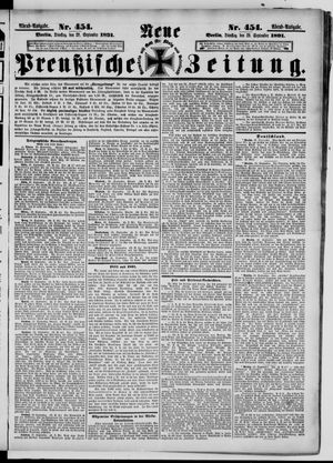Neue preußische Zeitung vom 29.09.1891