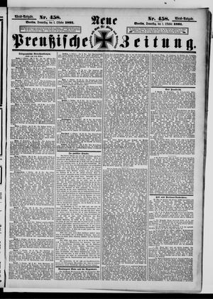 Neue preußische Zeitung vom 01.10.1891