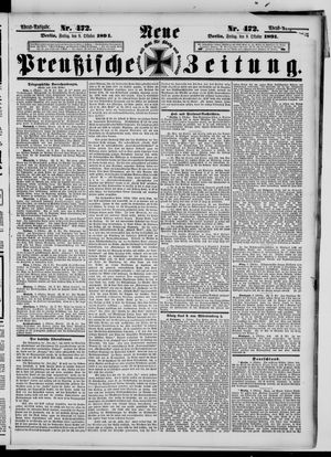 Neue preußische Zeitung vom 09.10.1891