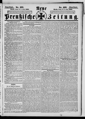 Neue preußische Zeitung vom 13.10.1891