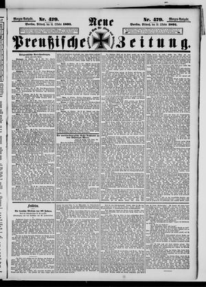 Neue preußische Zeitung vom 14.10.1891