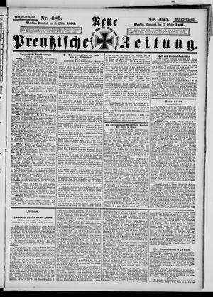 Neue preußische Zeitung vom 17.10.1891