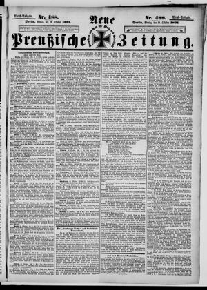 Neue preußische Zeitung vom 19.10.1891