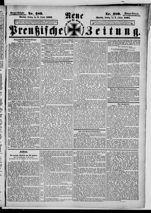 Neue preußische Zeitung vom 20.10.1891