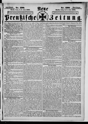 Neue preußische Zeitung vom 20.10.1891