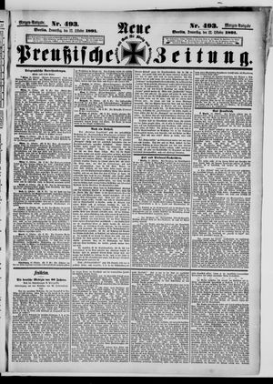 Neue preußische Zeitung vom 22.10.1891