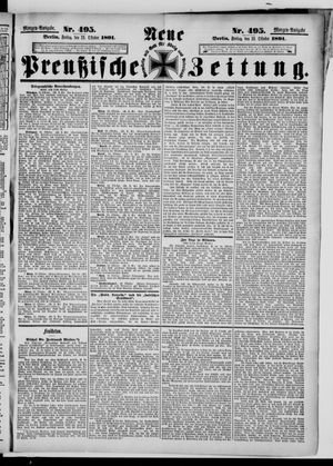 Neue preußische Zeitung vom 23.10.1891