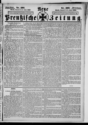 Neue preußische Zeitung vom 24.10.1891
