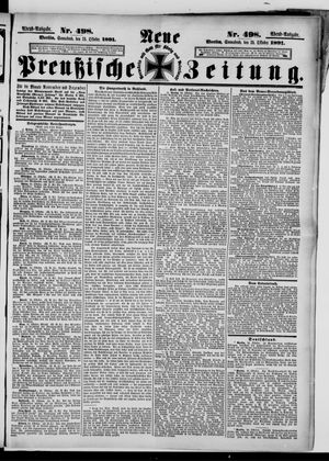 Neue preußische Zeitung vom 24.10.1891