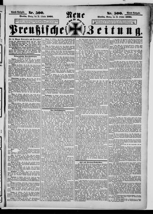 Neue preußische Zeitung vom 26.10.1891
