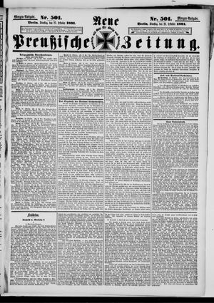 Neue preußische Zeitung vom 27.10.1891
