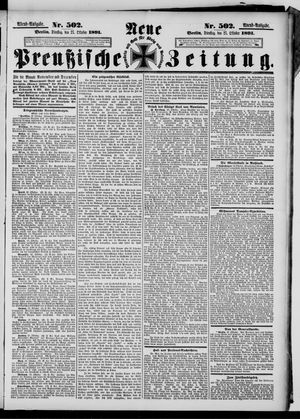 Neue preußische Zeitung vom 27.10.1891