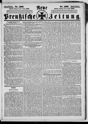 Neue preußische Zeitung vom 28.10.1891