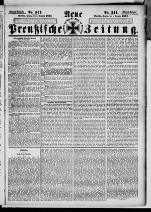 Neue preußische Zeitung vom 01.11.1891