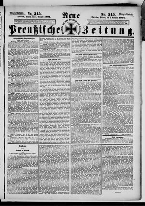 Neue preußische Zeitung vom 04.11.1891