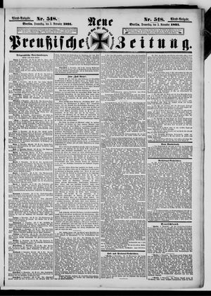 Neue preußische Zeitung vom 05.11.1891