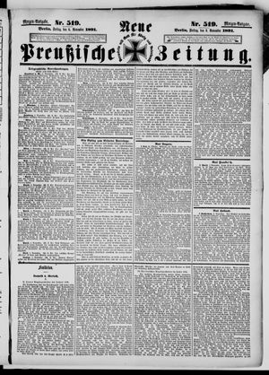 Neue preußische Zeitung vom 06.11.1891