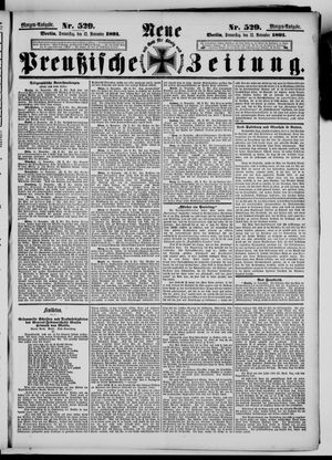 Neue preußische Zeitung vom 12.11.1891