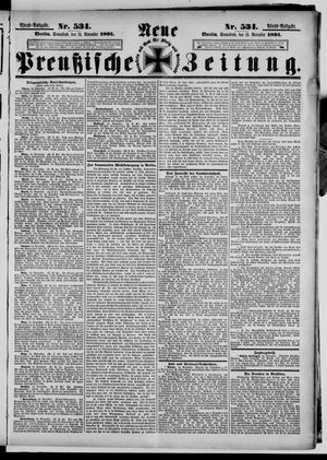 Neue preußische Zeitung vom 14.11.1891