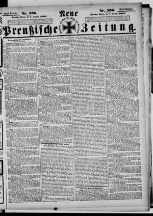 Neue preußische Zeitung vom 16.11.1891