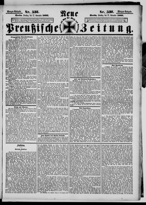 Neue preußische Zeitung vom 17.11.1891