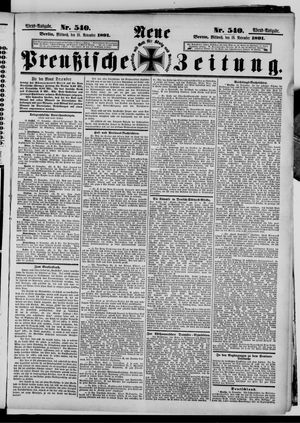 Neue preußische Zeitung vom 18.11.1891