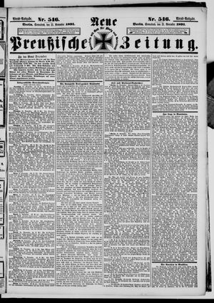 Neue preußische Zeitung vom 21.11.1891
