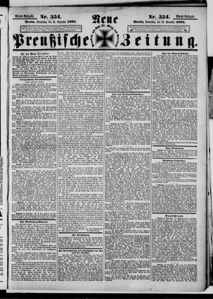 Neue preußische Zeitung vom 26.11.1891