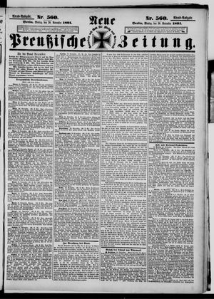 Neue preußische Zeitung vom 30.11.1891