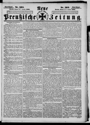 Neue preußische Zeitung vom 02.12.1891