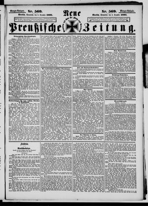 Neue preußische Zeitung vom 05.12.1891