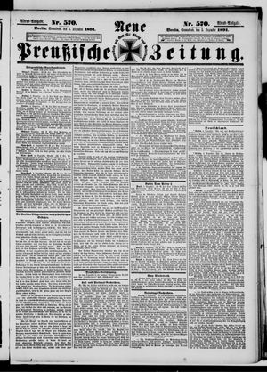 Neue preußische Zeitung vom 05.12.1891