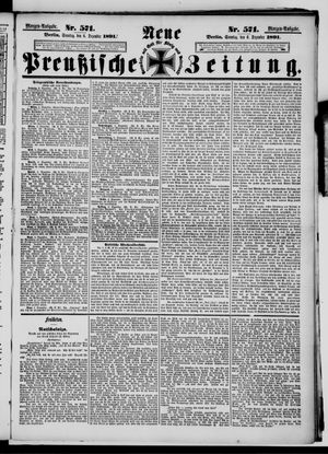 Neue preußische Zeitung vom 06.12.1891