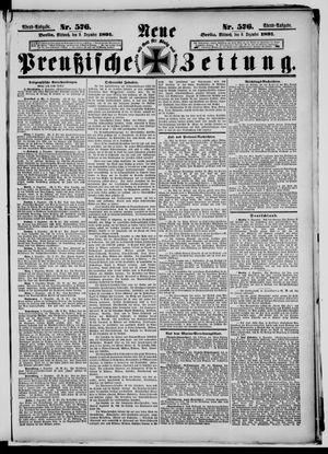 Neue preußische Zeitung vom 09.12.1891