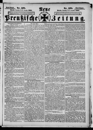 Neue preußische Zeitung vom 10.12.1891