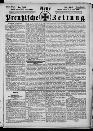 Neue preußische Zeitung vom 12.12.1891