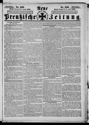 Neue preußische Zeitung vom 12.12.1891