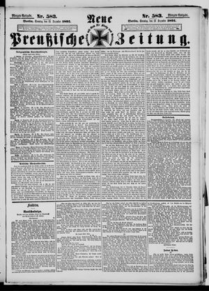 Neue preußische Zeitung vom 13.12.1891