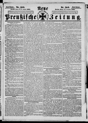 Neue preußische Zeitung vom 14.12.1891
